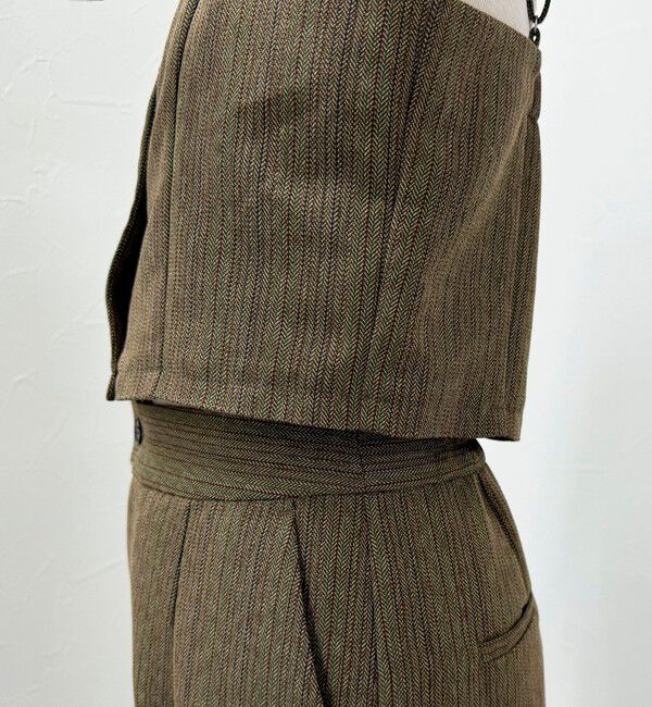 fredy emue「ヘリンボーンキャミビスチェ」|キャミソール|