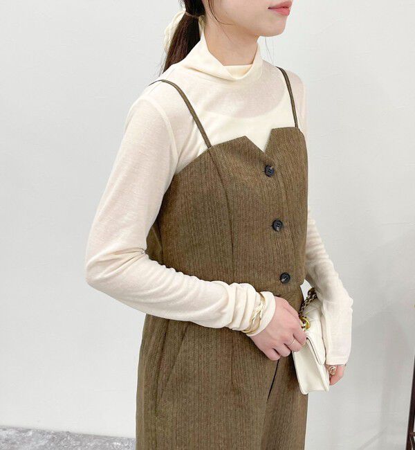 fredy emue「ヘリンボーンキャミビスチェ」|キャミソール|