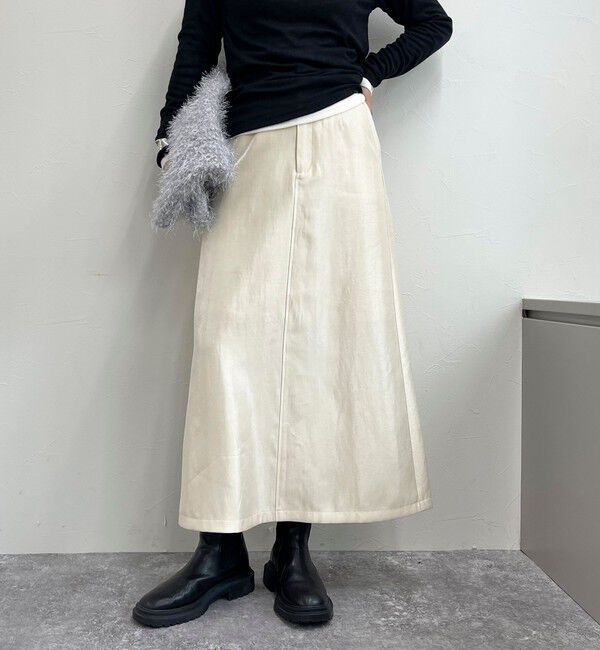 fredy emue「マルチファブリック タイトスカート」|スカート|