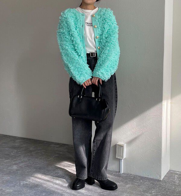 fredy emue「ニットフリンジカーディガン」|カーディガン|