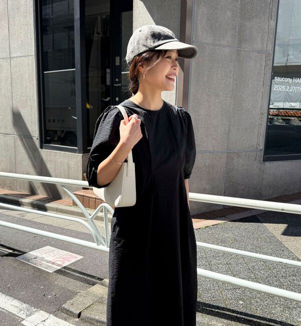 fredy emue「コットンリップルウエストシェイプワンピース」|ワンピース|