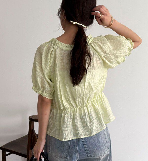 fredy emue「クロップドペプラムブラウス」|シャツ・ブラウス|