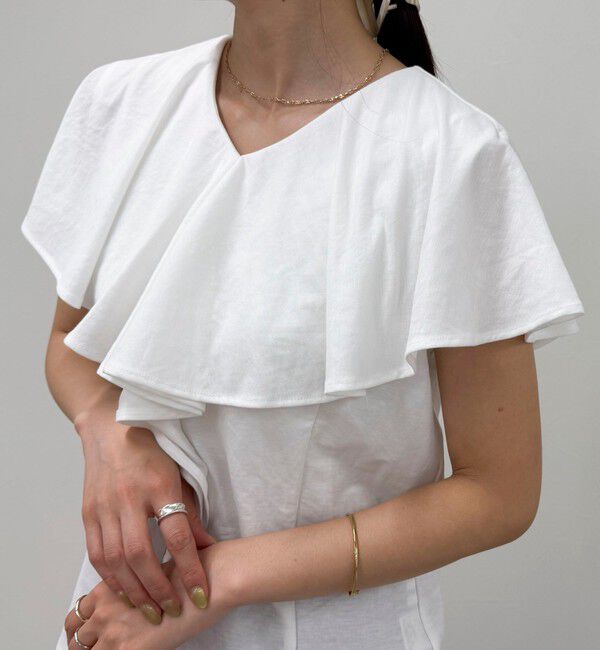 fredy emue「ラッフルカットソーブラウス」|Tシャツ・カットソー|