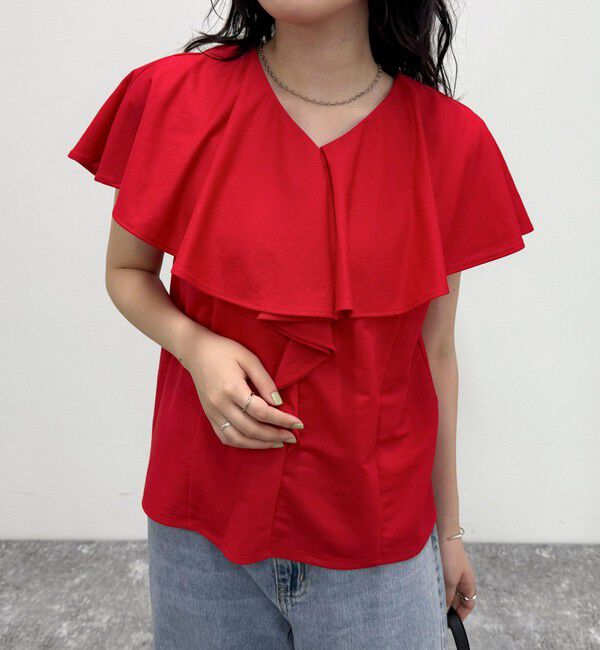 fredy emue「ラッフルカットソーブラウス」|Tシャツ・カットソー|