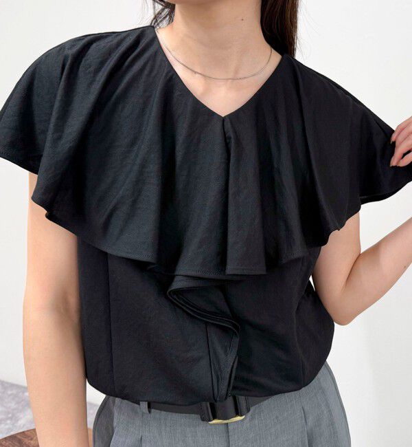 fredy emue「ラッフルカットソーブラウス」|Tシャツ・カットソー|