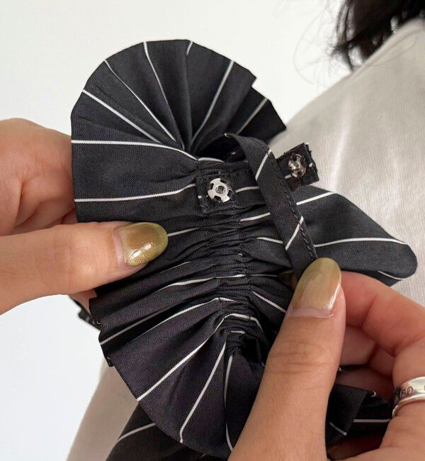 fredy emue「マルチウェイストライプノースリーブブラウス」|シャツ・ブラウス|