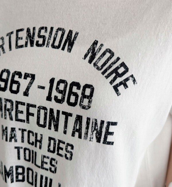 fredy emue「ヴィンテージライクピグメントTシャツ」|Tシャツ・カットソー|