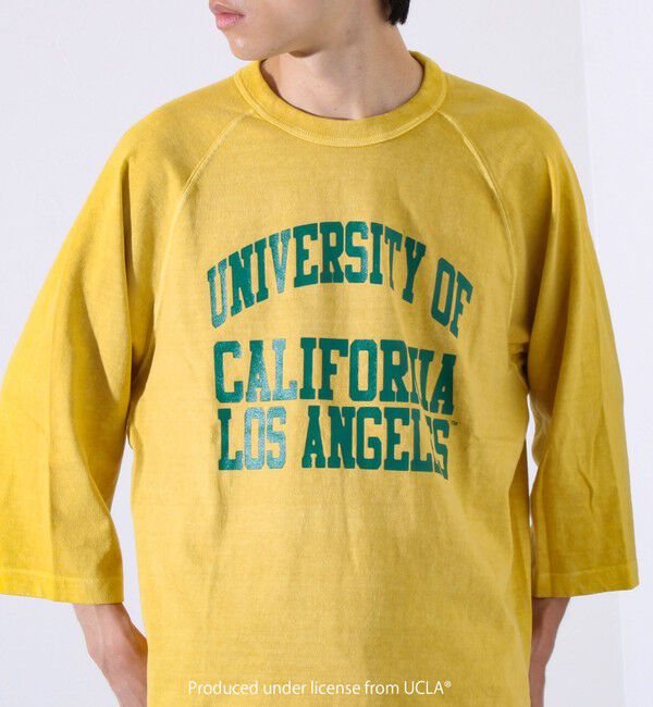 GLOSTER「【GOOD ROCK SPEED】カレッジロゴ ラグランTシャツ 7分袖」|Tシャツ・カットソー|