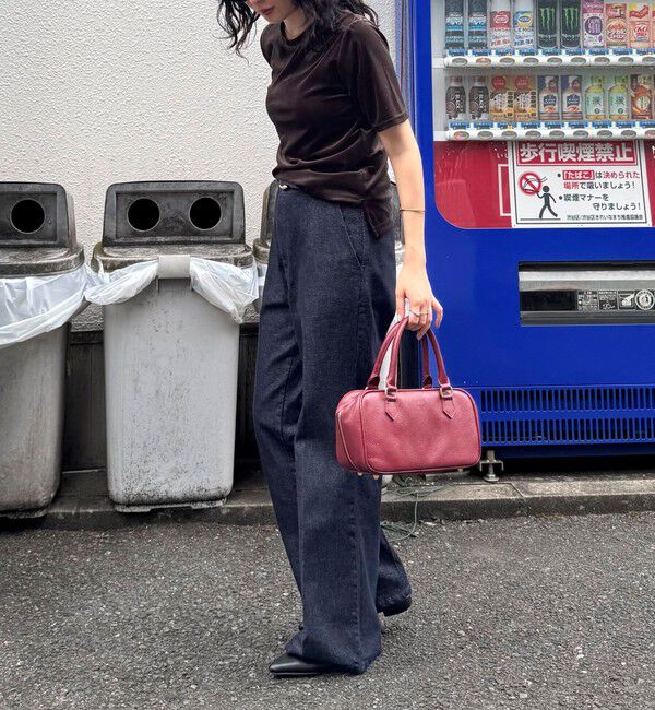 fredy emue「ベロア半袖Tシャツ」|Tシャツ・カットソー|