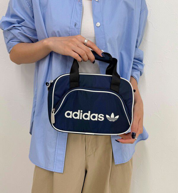 fredy emue「【adidas／アディダス】 ストライプAIRLINER Ssize ショルダーバッグ」|ショルダー・メッセンジャー|ブルー系その他