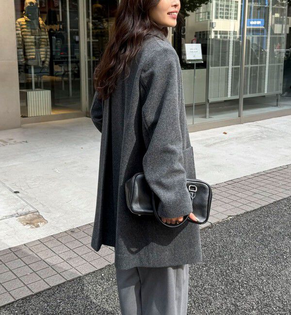 fredy emue「Super100ステンカラーミドルコート」|ダッフルコート|