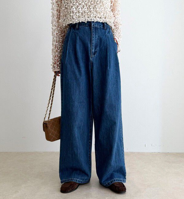 fredy emue「デニムタックスラックス」|デニム|