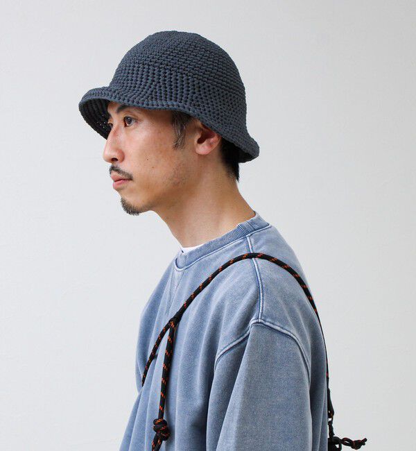GLOSTER「【halo Commodity/ハロ コモディティー】Dry Knit Hat」|ハット|チャコールグレー