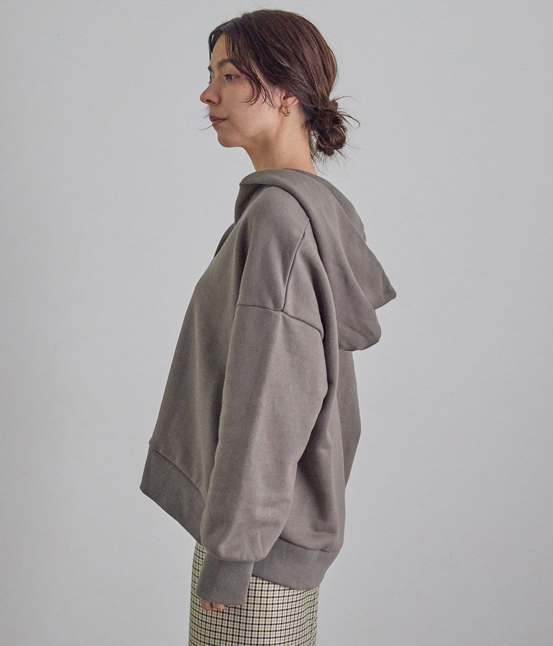 SALON adam et rope'「スキッパー裏毛フードパーカー」|パーカー|