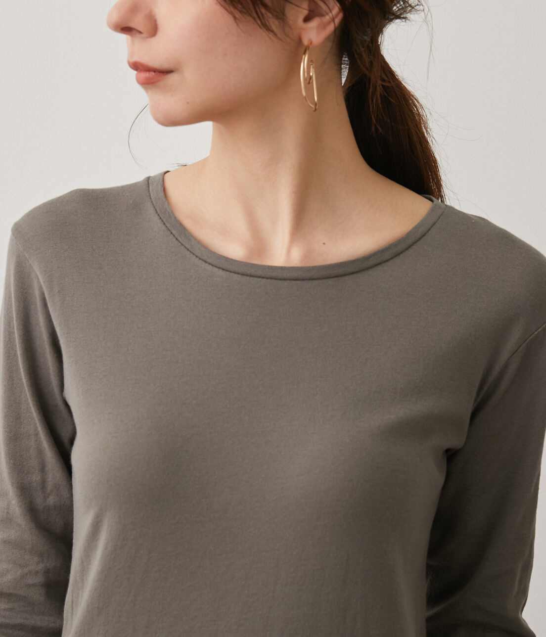 SALON adam et rope'「【Smile Cotton】クルーネックプルオーバー」|Tシャツ・カットソー|