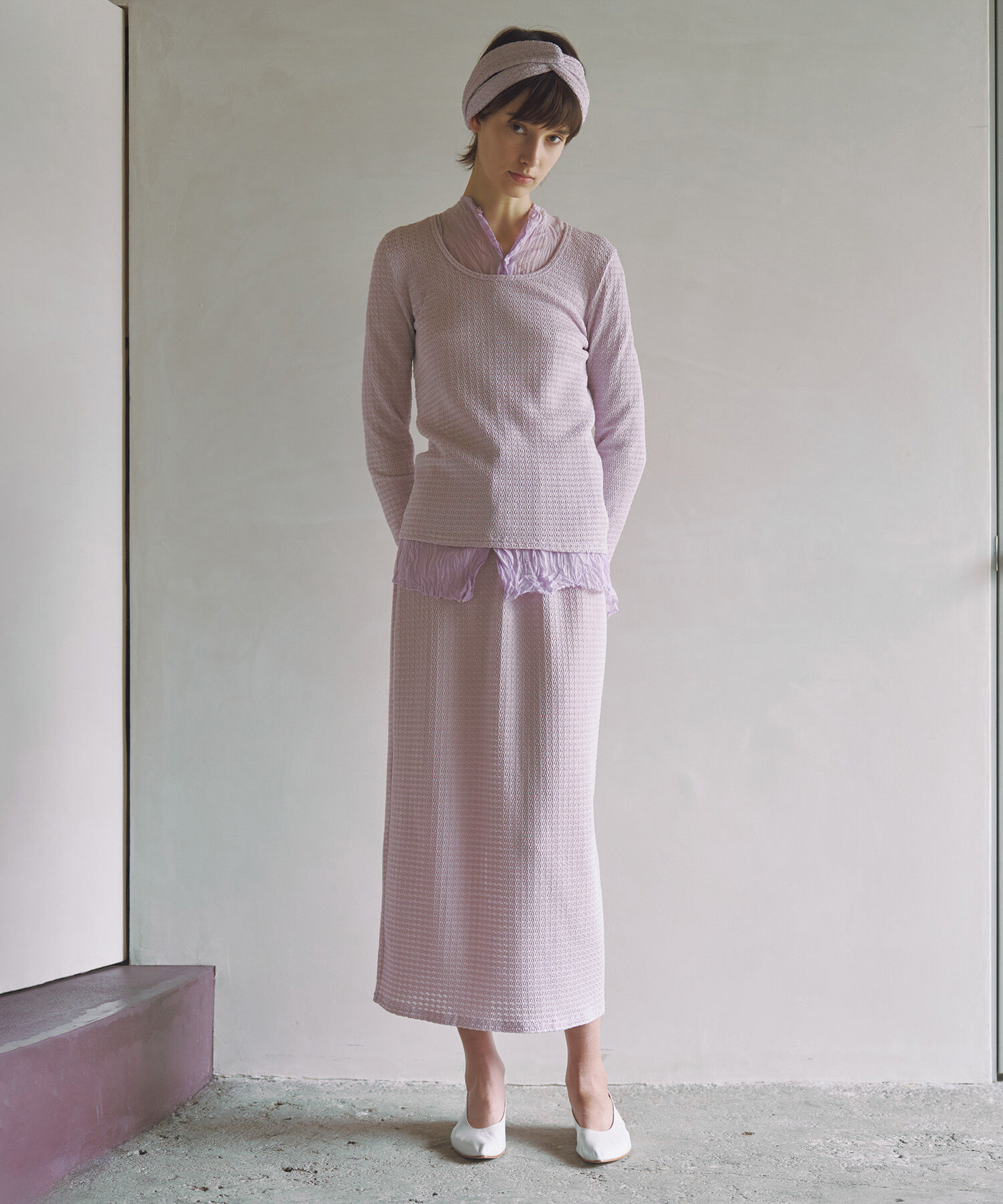 SALON adam et rope'「KINANジャガードヘアバンド」|ヘアバンド|