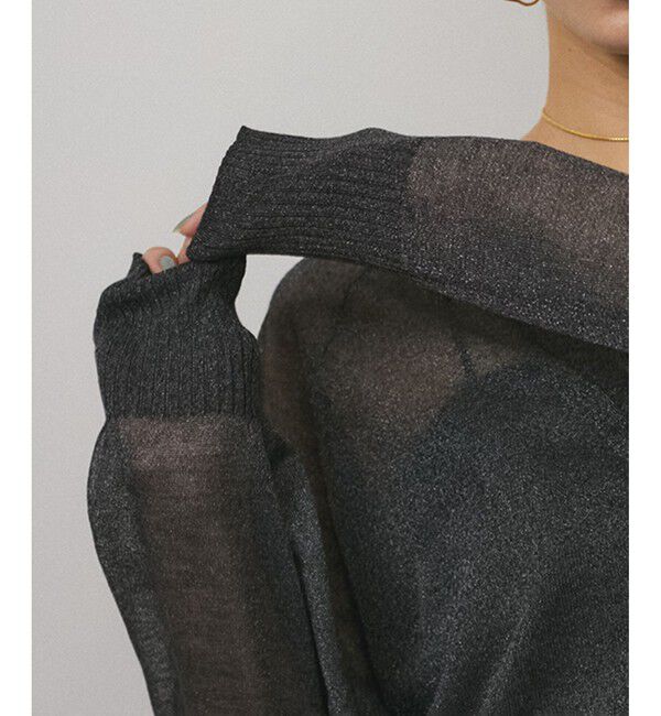 SALON adam et rope'「ブライトシアーカーディガン」|カーディガン|