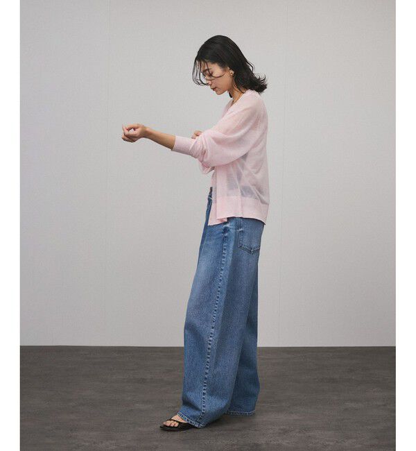 SALON adam et rope'「ブライトシアーカーディガン」|カーディガン|