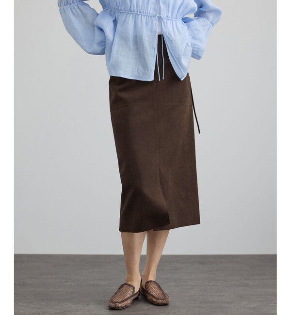 SALON adam et rope'「Ultrasuede(R)スエードスカート / セットアップ対応」|スカート|ブラウン系(22)