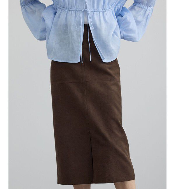 SALON adam et rope'「Ultrasuede(R)スエードスカート / セットアップ対応」|スカート|