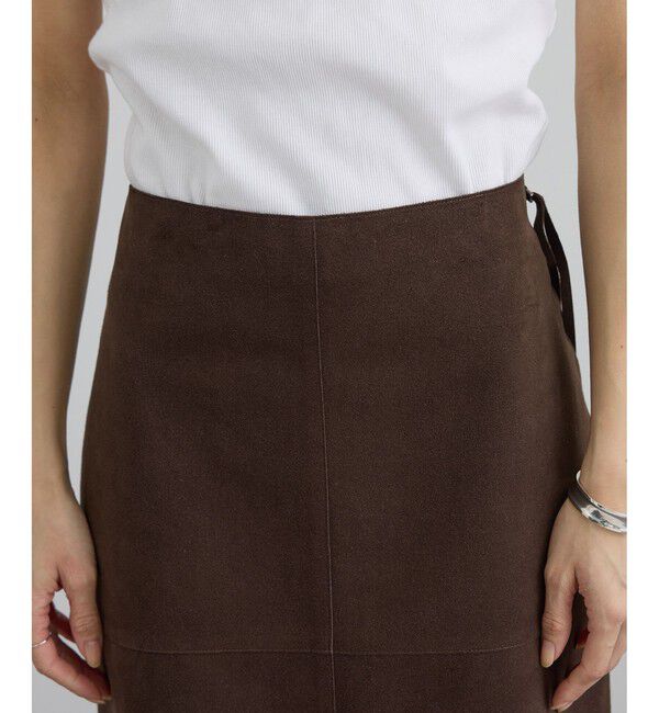 SALON adam et rope'「Ultrasuede(R)スエードスカート / セットアップ対応」|スカート|