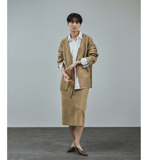 SALON adam et rope'「Ultrasuede(R)スエードスカート / セットアップ対応」|スカート|
