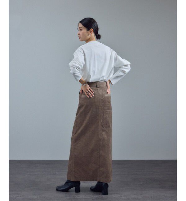 SALON adam et rope'「【WEB限定】レザースクエアトゥヒールショートブーツ」|ロングブーツ|