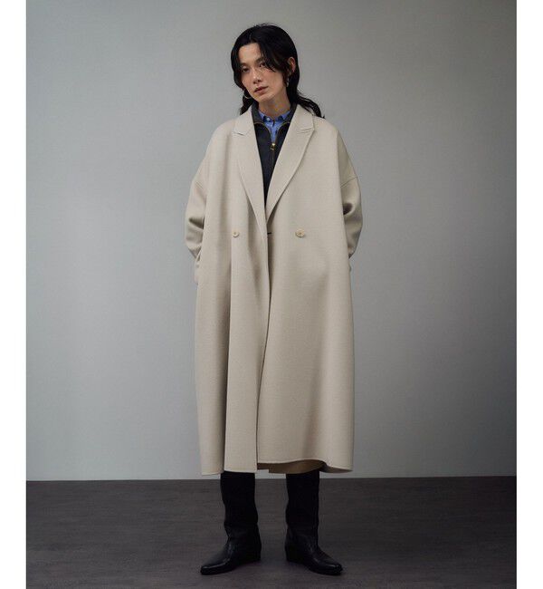 SALON adam et rope'「シャルムリバーロングコート」|その他|オフホワイト(15)