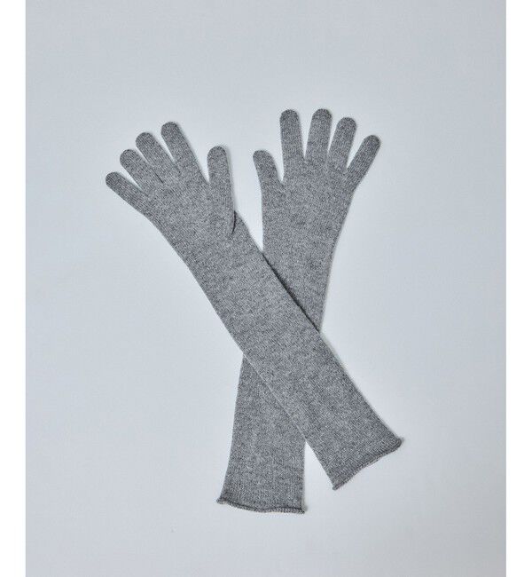 SALON adam et rope'「【William Brunton】2ply ロンググローブ カールトップ」|手袋|