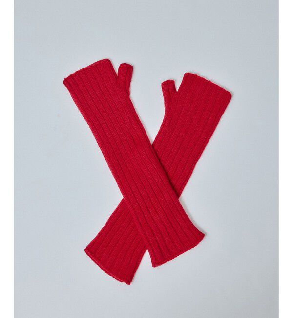 SALON adam et rope'「【William Brunton】3 ply 2&times;1 リブ ロングリストウォーマー」|手袋|