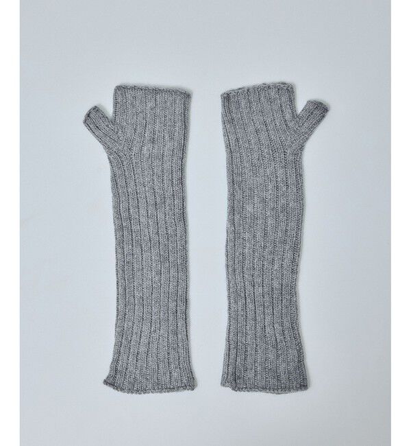 SALON adam et rope'「【William Brunton】3 ply 2&times;1 リブ ロングリストウォーマー」|手袋|