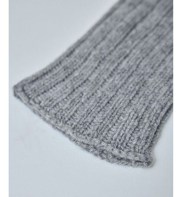 SALON adam et rope'「【William Brunton】3 ply 2&times;1 リブ ロングリストウォーマー」|手袋|