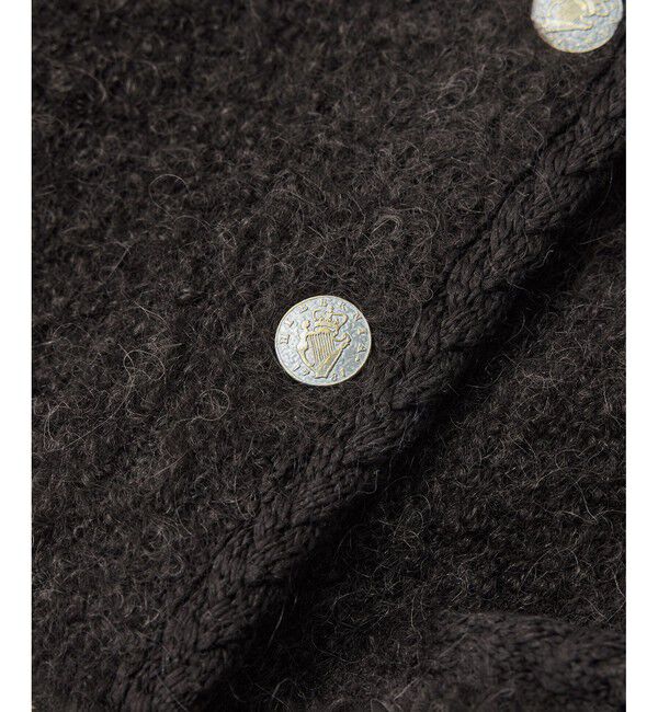 SALON adam et rope'「プードルニットクルーネックカーディガン」|カーディガン|