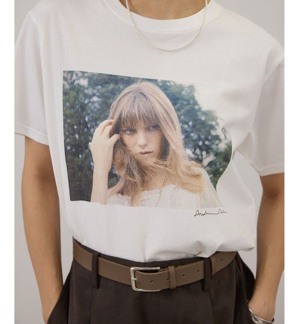 SALON adam et rope'「【COUTURE D'ADAM（クチュール ド アダム）】Jane / Color フォトT」|Tシャツ・カットソー|