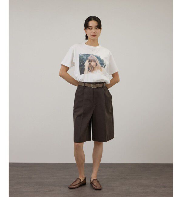 SALON adam et rope'「【COUTURE D'ADAM（クチュール ド アダム）】Jane / Color フォトT」|Tシャツ・カットソー|