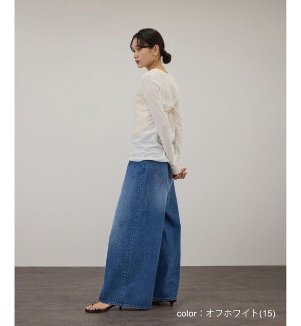 SALON adam et rope'「【WEB限定】ハイツイストシアーロンT」|Tシャツ・カットソー|