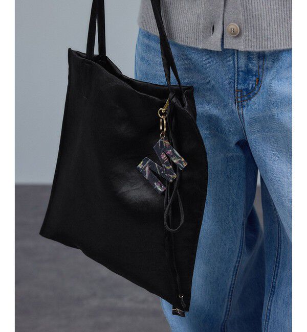 SALON adam et rope'「【WEB限定】コードチャーム付サテントート / A4　新色追加」|トートバッグ|