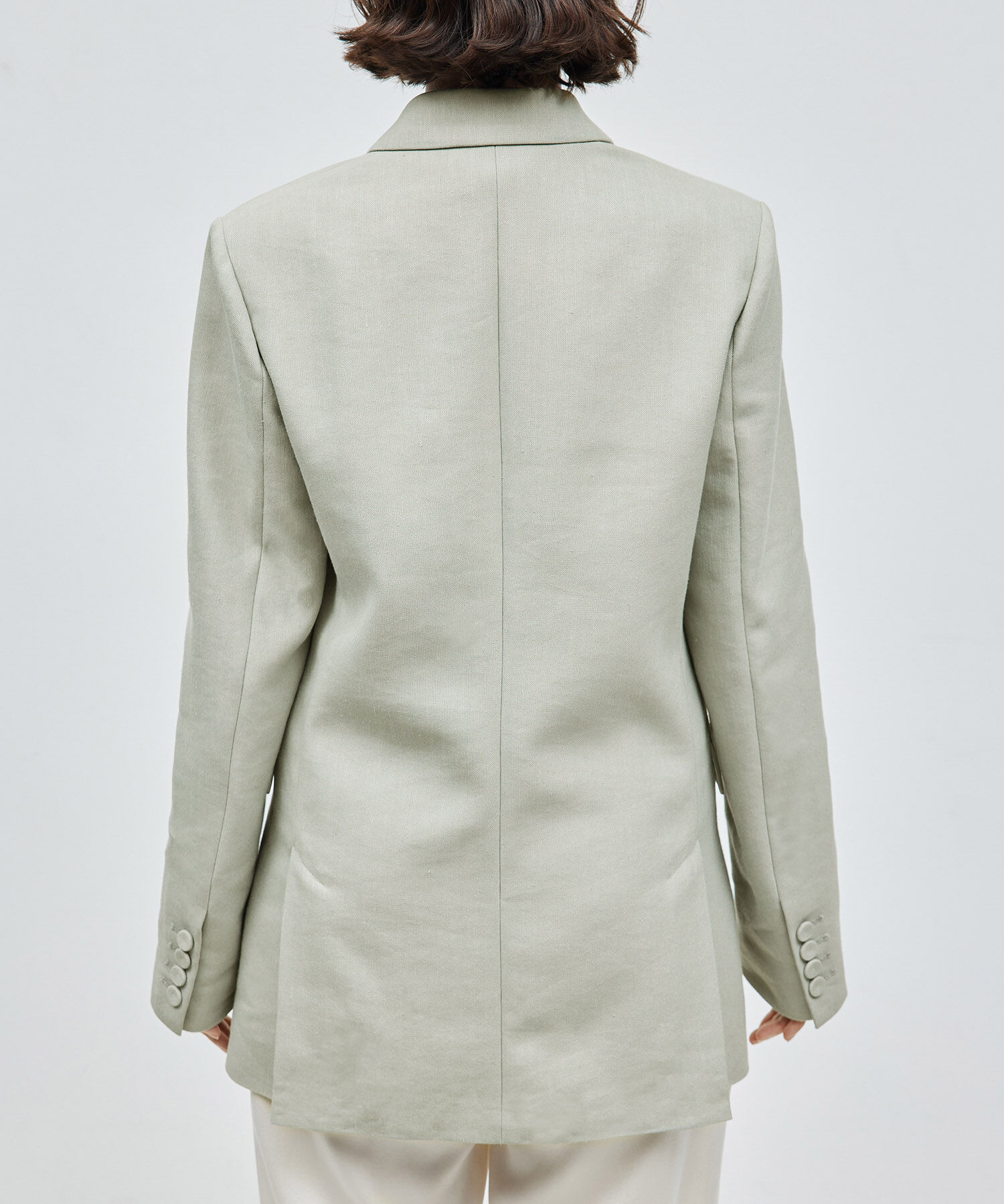 ROPE「ヘビーリネン ダブルジャケット」|テーラードジャケット|