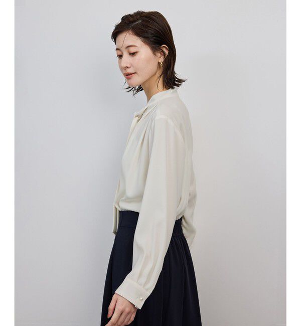 ROPE「ボウタイブラウス/イージーケア・25AW」|シャツ・ブラウス|