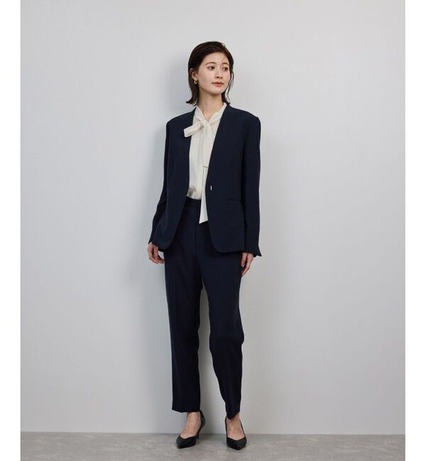 ROPE「ボウタイブラウス/イージーケア・25AW」|シャツ・ブラウス|