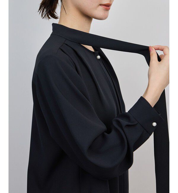 ROPE「ボウタイブラウス/イージーケア・25AW」|シャツ・ブラウス|