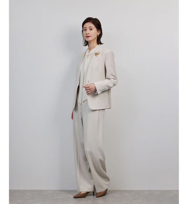 ROPE「ボウタイブラウス/イージーケア・25AW」|シャツ・ブラウス|