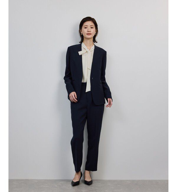 ROPE「ボウタイブラウス/イージーケア・25AW」|シャツ・ブラウス|