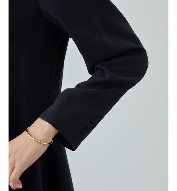 ROPE「トリアセダブルクロス ペプラムブラウス/セットアップ対応・イージーケア・26SS」|シャツ・ブラウス|