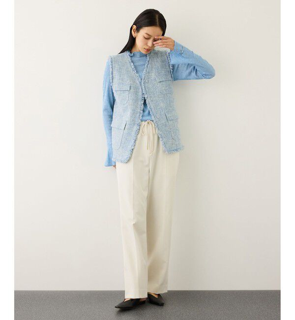 ROPE「ツイードVネックジレ」|ベスト・ジレ|