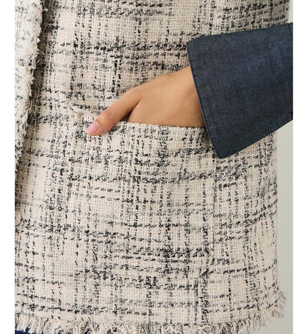 ROPE「ツイードVネックジレ」|ベスト・ジレ|