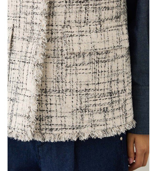 ROPE「ツイードVネックジレ」|ベスト・ジレ|