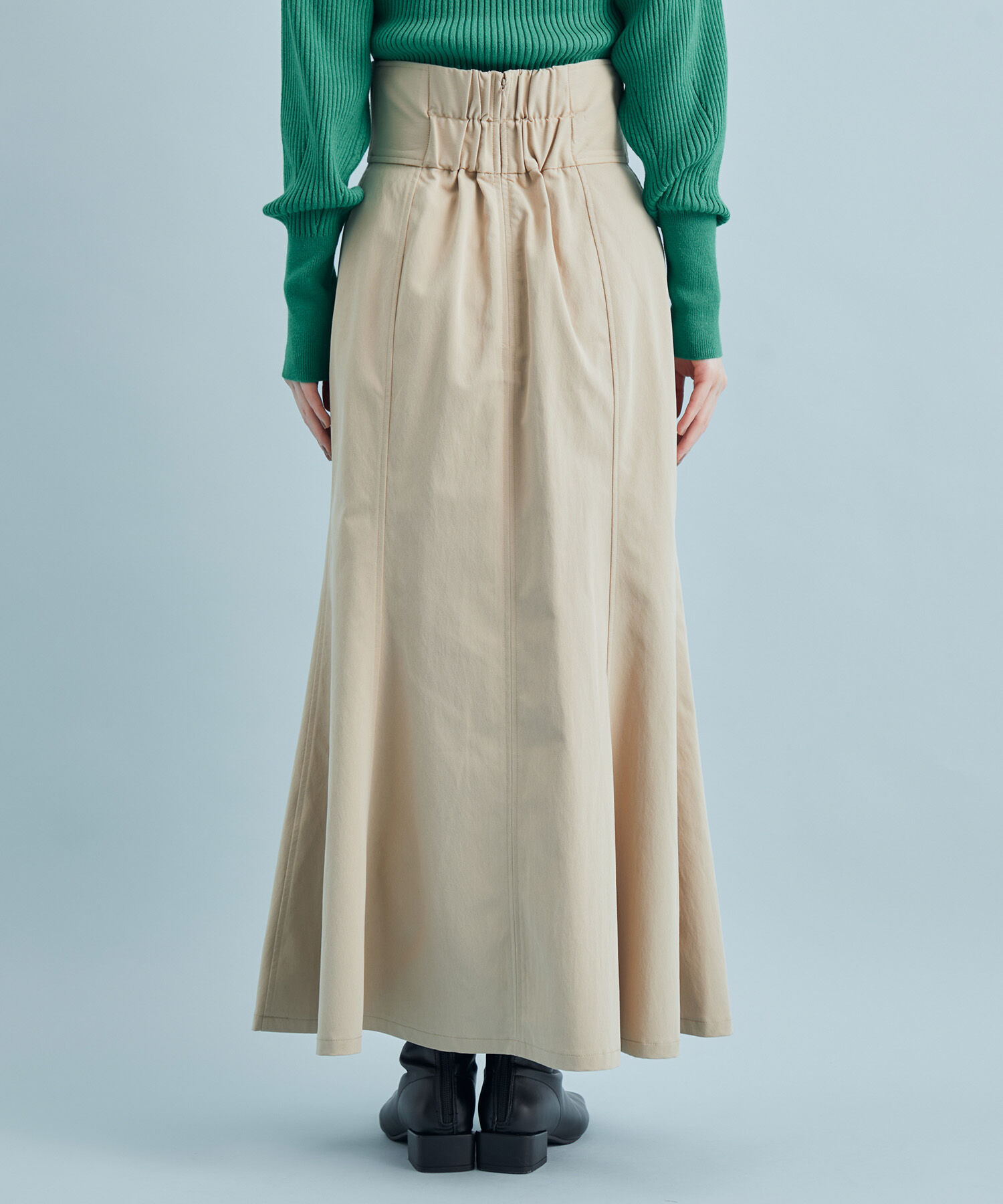 VIS「【一部カラー公式サイト・直営店舗限定】【星玲奈さんコラボ】コットンライクハイウエストマーメイドスカー」|スカート|