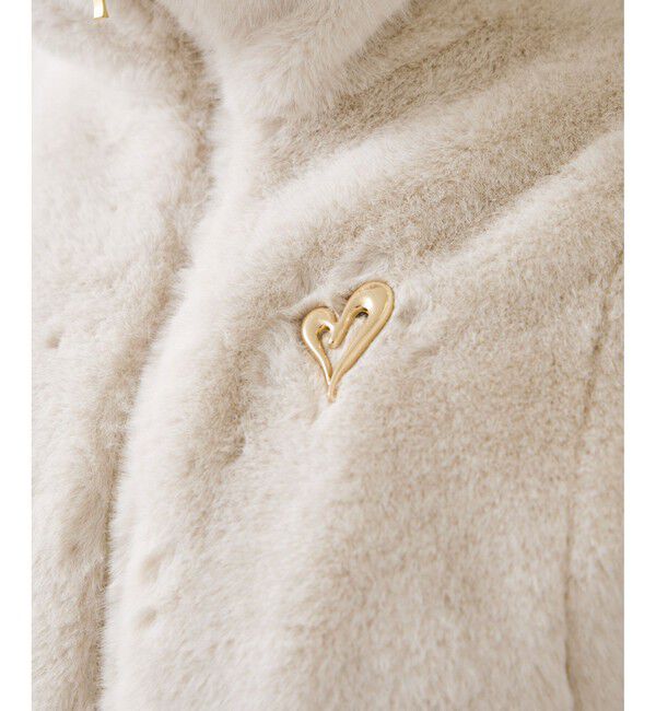 VIS「ブローチ付きアソートファーブルゾン」|ブルゾン・スタジャン|