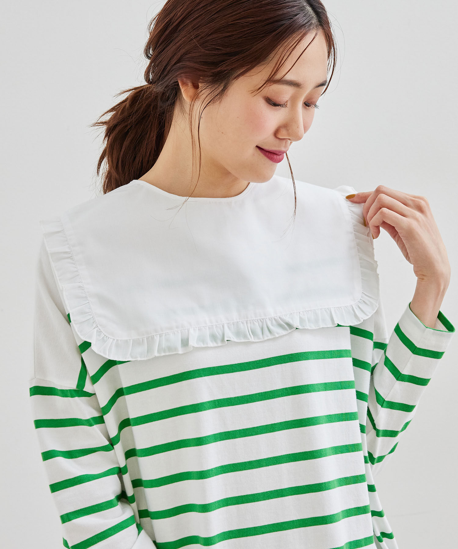 ROPE PICNIC PASSAGE「【2WAY】フリルつけ衿」|その他|